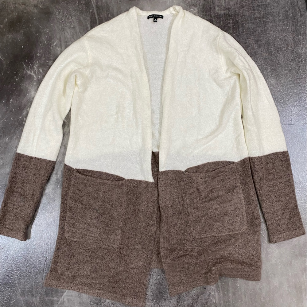 NWOT Color Block Cardigan Sweater